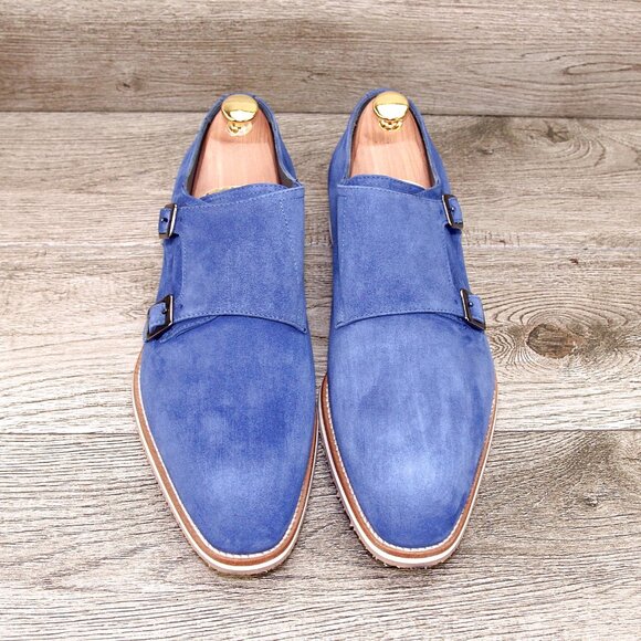 * NIB * $495 Nordstrom ZELLI Italia Legerra 9 M Goatskin Suede * add $15 Trees main image 12